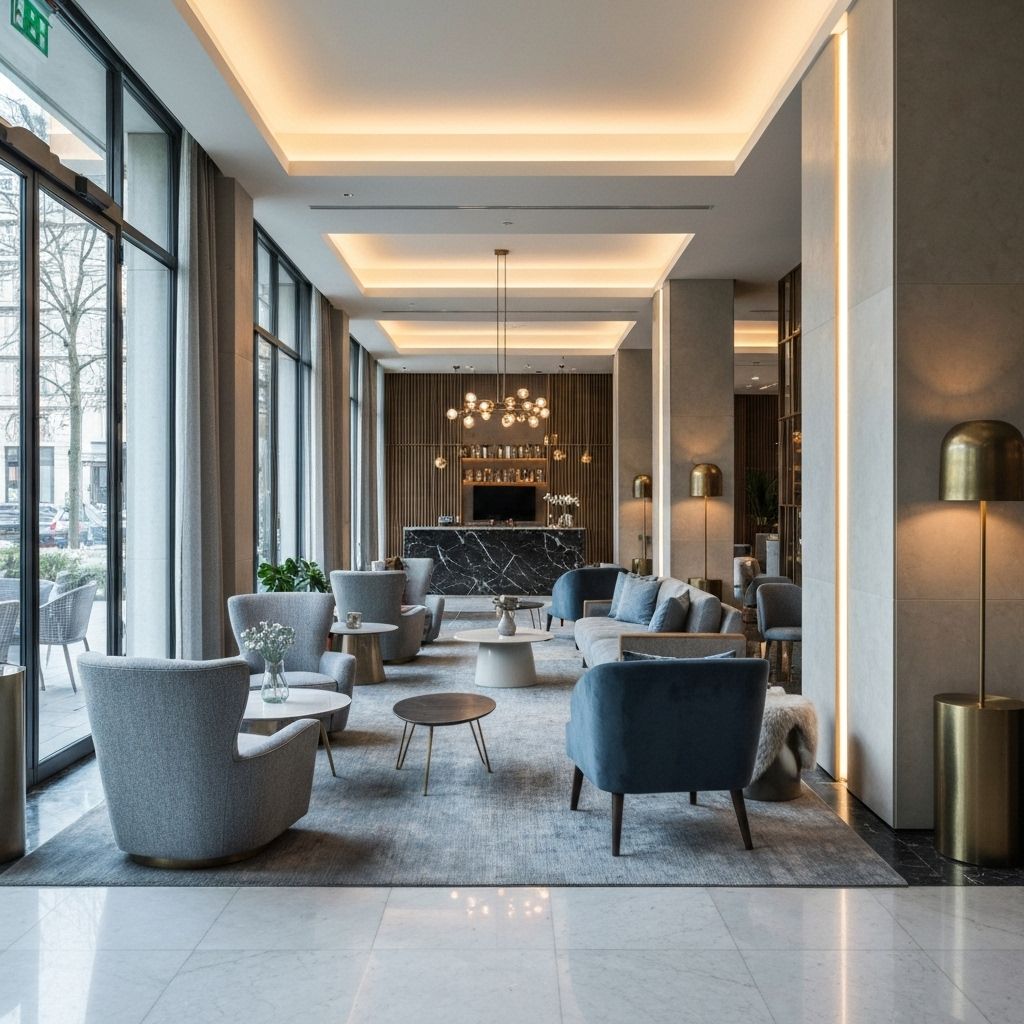 Boutique hotel elegant interior