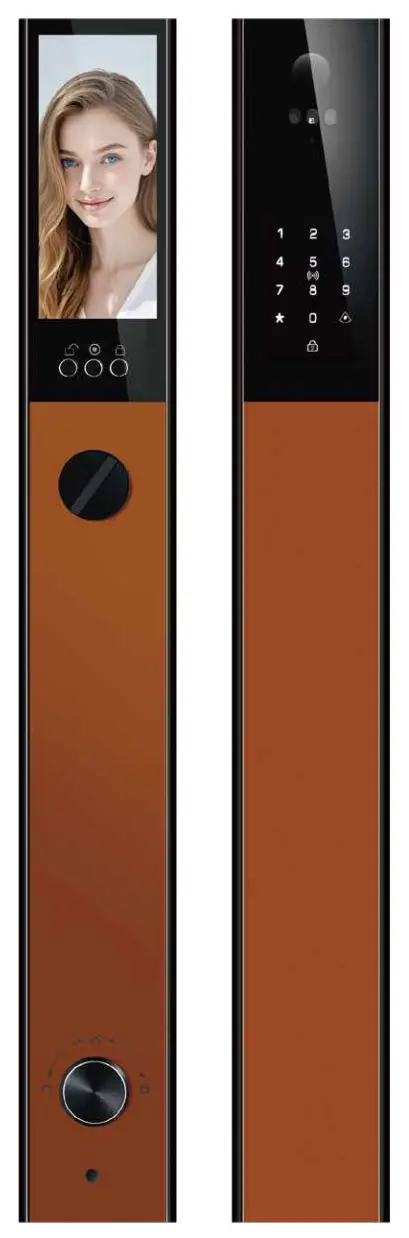 Έξυπνη κλειδαριά EY-K306 με Κάμερα και 3D Face ID