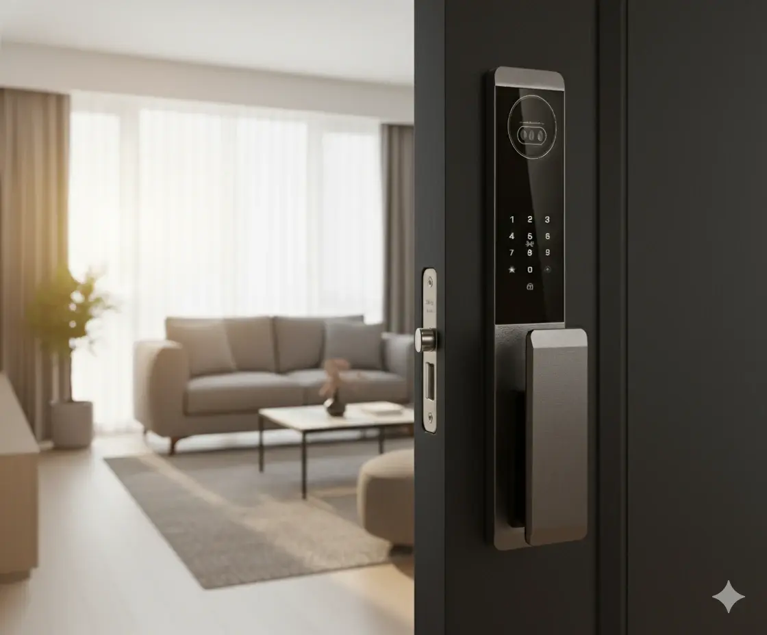 Έξυπνη κλειδαριά EY-K307 με Κάμερα και 3D Face ID - view 1